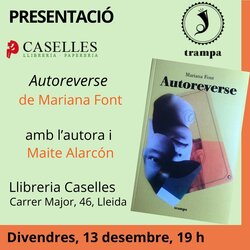 Presentació del llibre 'Autoreverse' de Mariana Font