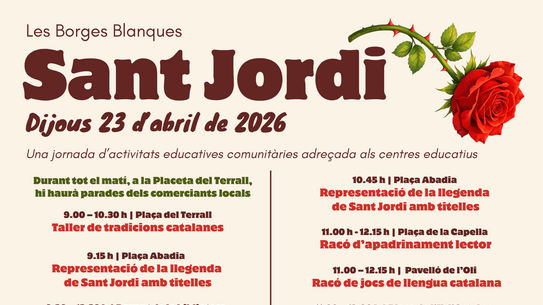 Sant Jordi a Les Borges Blanques