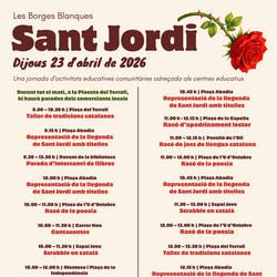 Sant Jordi a Les Borges Blanques