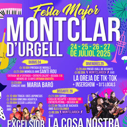 Festa Major de Montclar d'Urgell