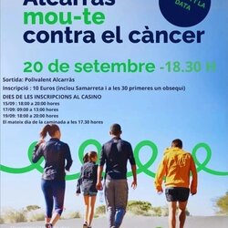 Alcarràs mou-te contra el càncer