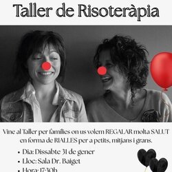 "Salut i rialles", taller de risoteràpia per a tota la família