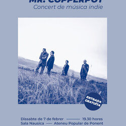 Mister Copperpot, concert de música indie