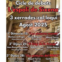 Cicle de debats 'L'expoli de Sixena'
