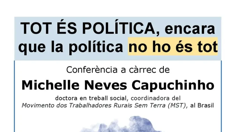 Tot és política, encara que la política no ho és tot