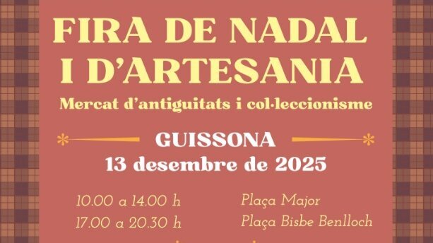 Fira de Nadal i d'artesania. Mercat d'antiguitats i col·leccionisme.