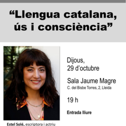 Conferència: "Llengua catalana, ús i consciència"
