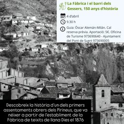 La Fàbrica i el barri dels Gessers, 150 anys d’història