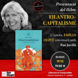 Presentació del llibre 'Filantrocapitalisme' d'Emília Jové