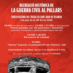 Recreació històrica de la Guerra Civil al Pallars