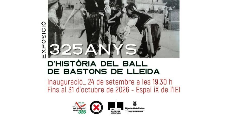 Exposició 325 anys d'història al ball de bastons de Lleida