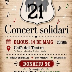 Concert solidari a benefici del poble saharaui