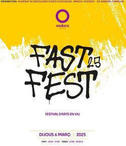 Tàrrega acoge el 2n Fast Fest de l'Escola Ondara