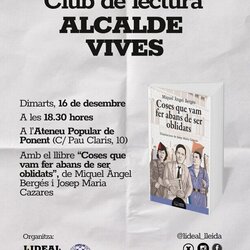 Club de lectura 'Alcalde Vives'