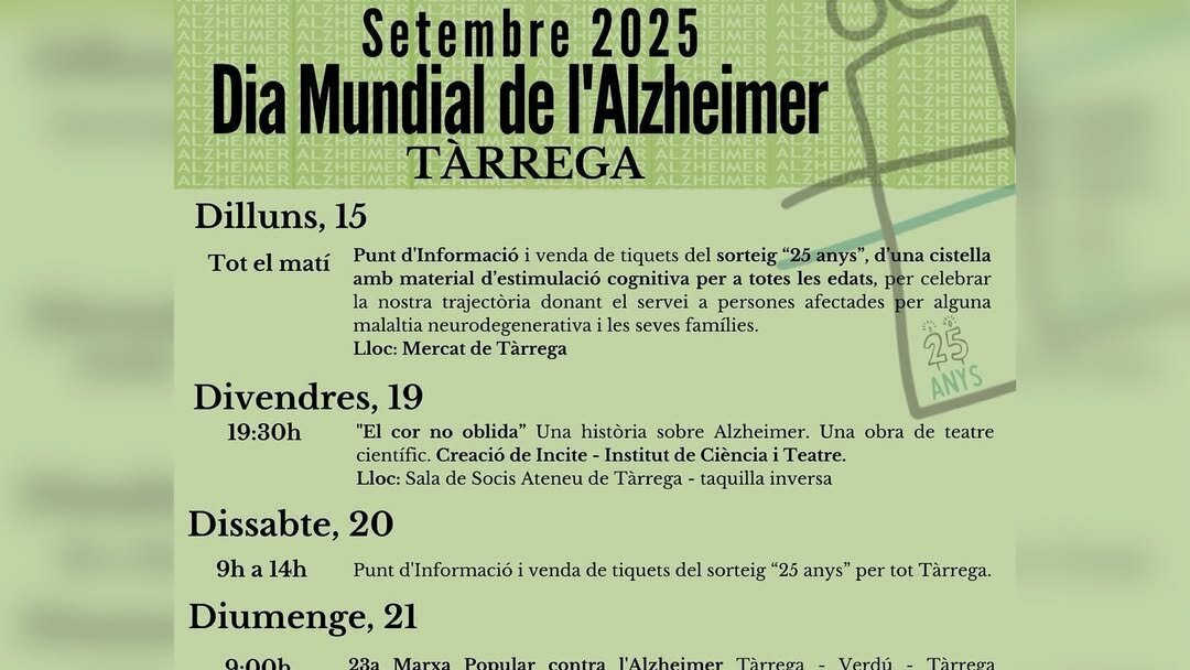 Dia Mundial de l’Alzheimer