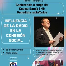 Conferència 'Influència de la ràdio en la cohesió social'
