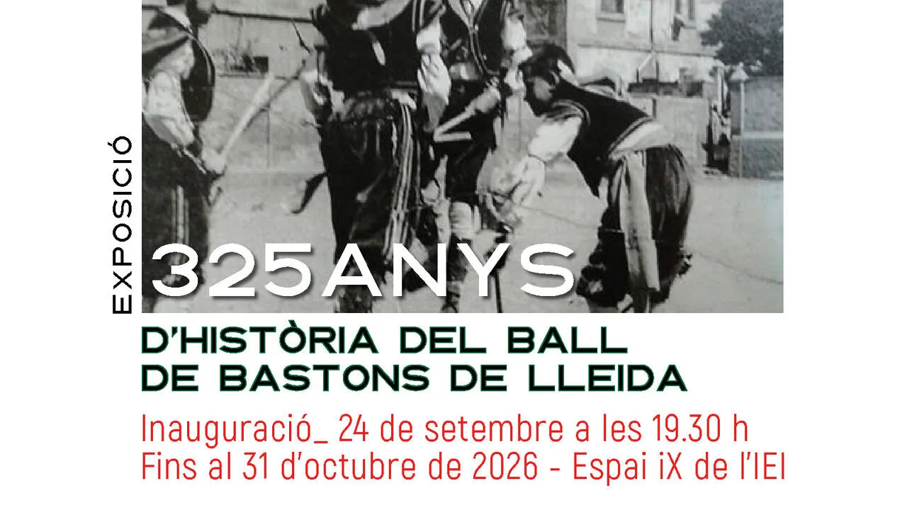 325 anys d'història del Ball de Bastons de Lleida