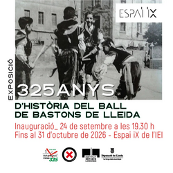 325 anys d'història del Ball de Bastons de Lleida