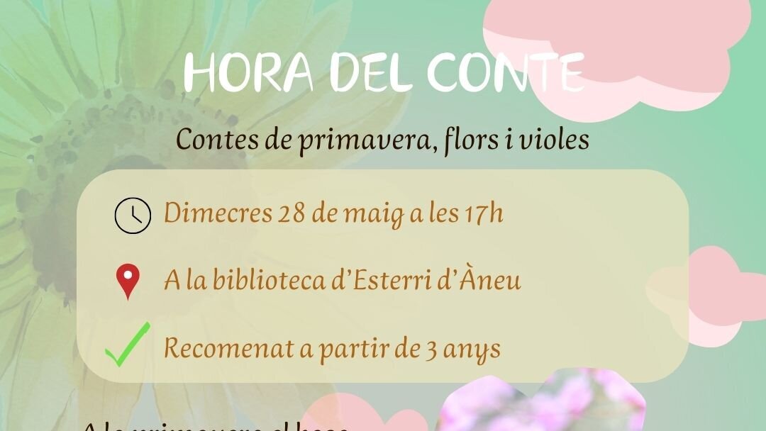 Contes de primavera, flors i violes