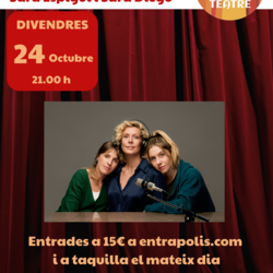 'Dones de Ràdio' amb Àngels Gonyalosn, Sara Espígul i Sara Diego.