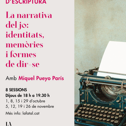 Curs d'escriptura 'La narrativa del jo'