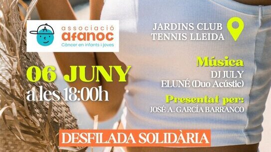 Desfilada solidària 'Moda estiu i bany', en benefici d'Afanoc
