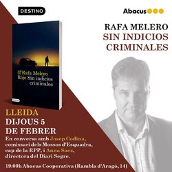 Presentació del llibre 'Sin indicios criminales', de Rafa Melero
