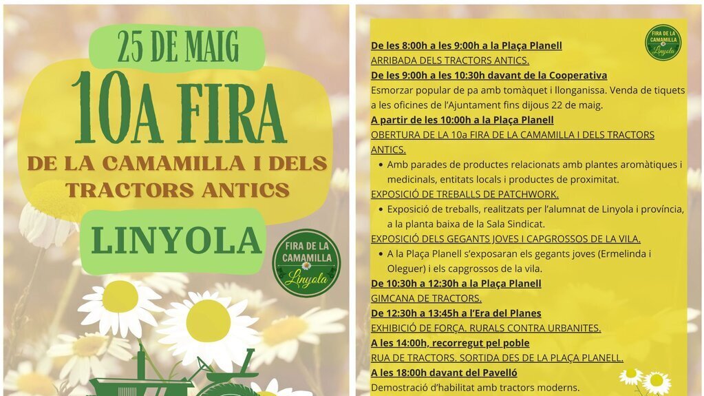 Fira de la camamilla i dels tractors antics