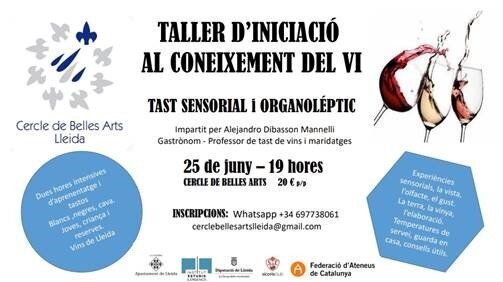 Taller d'iniciació al coneixement del vi