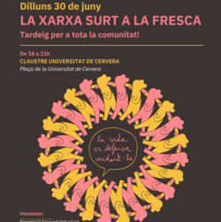 La Xarxa pel Dret a la Cura de Ponent surt a la fresca