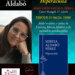Recital del poemari Hiperacúsia