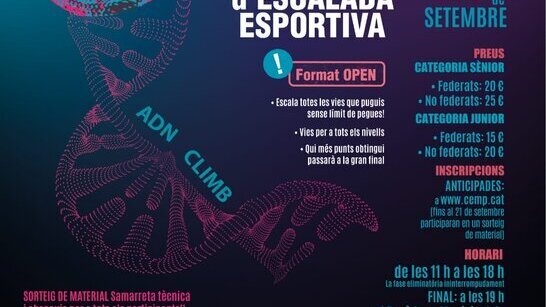 29è Campionat s'Escalada Esportiva a Pardinyes