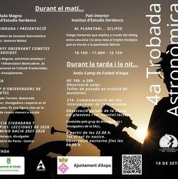 Quarta trobada astronòmica de Lleida
