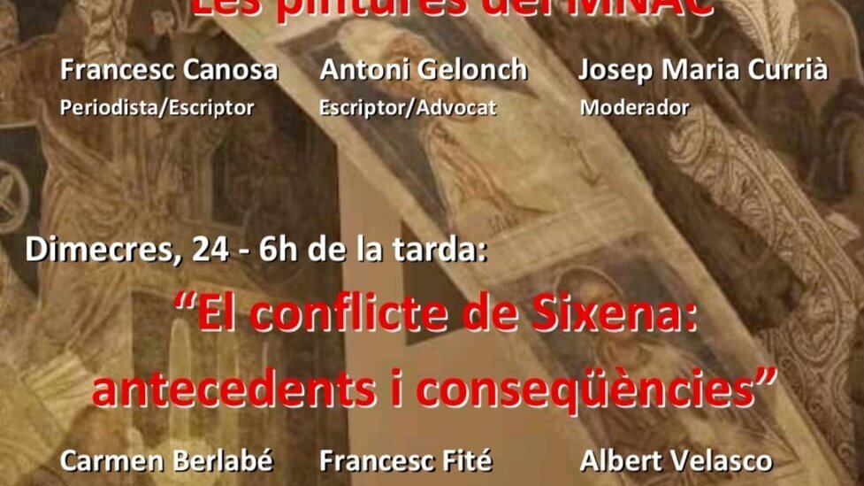 Xerrada 'El conflicte de Sixena: antecedents i conseqüències'