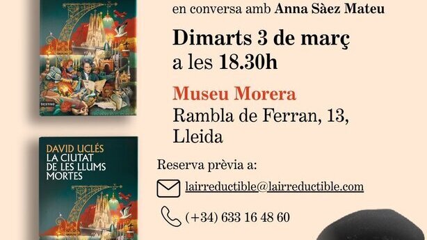 Presentació de 'La ciutat de les llums mortes', de David Uclés