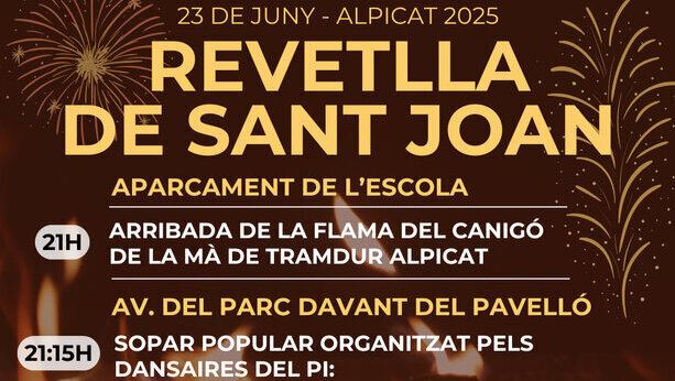 Revetlla de Sant Joan a Alpicat