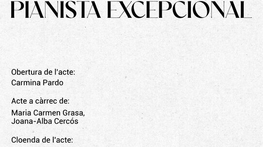 Conferència concert 'Ricard Viñes, pianista excepcional'