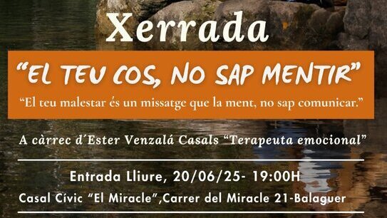 El teu cos no sap mentir
