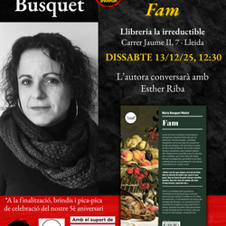 Presentació de la novel·la 'Fam'