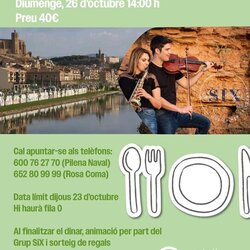 Dinar solidari contra el càncer.