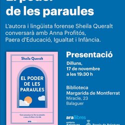 Presentació del llibre 'El poder de les paraules', de Sheila Queralt