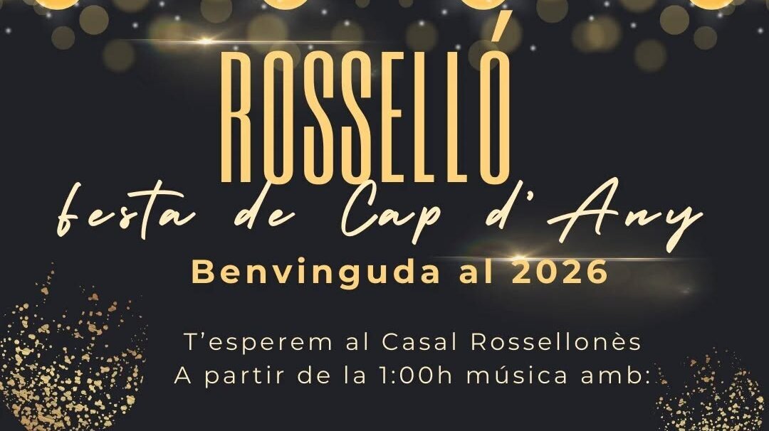 Festa de Cap d’Any a Rosselló