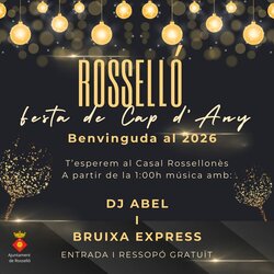 Festa de Cap d’Any a Rosselló
