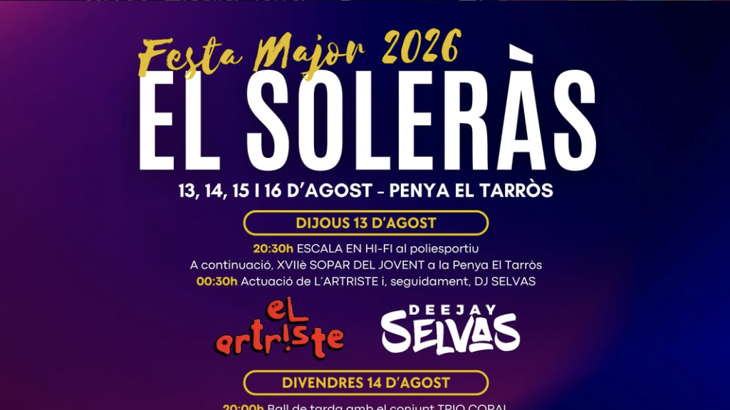 Festa Major d'El Soleràs