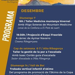 Projecció d'Esqui freeride, a càrrec de Aymar Navarro. 3ª Fira de Muntanya de l'Alta Ribagorça