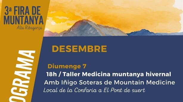 Taller medicina muntanya hivernal. 3ª Fira de Muntanya de l'Alta Ribagorça