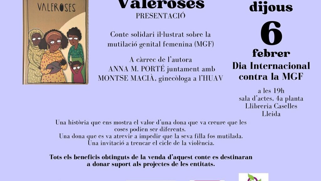 Presentació de 'Valeroses', amb motiu del Dia Internacional Contra la Mutilació Genital Femenina