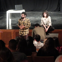 Espectacle 'Rubik' a l'edifici del Rectorat