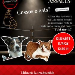 Gossos o gats? Nova edició dels assalts de literatura animal