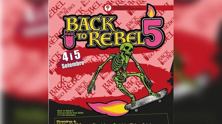 5ª edició del Back to Rebel - Cervera Skate Jam